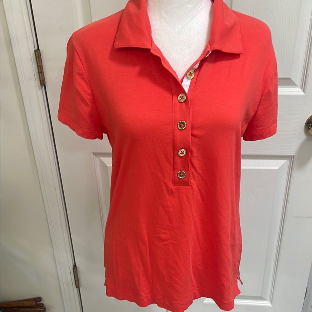 JONES NEW YORK SIGNATURE POLO TOP NWOT SIZE LARGE